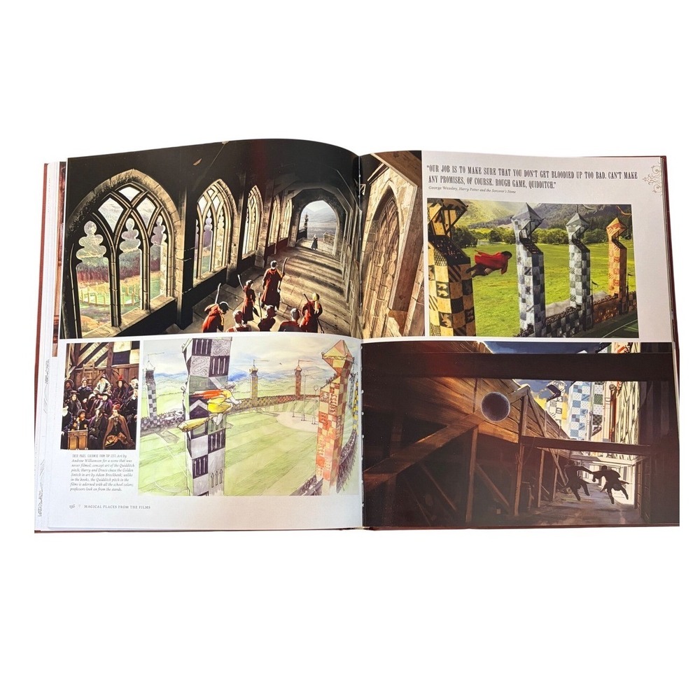 Harry Potter Magical Places from Films 2015 Hardcover Book with Diagon Alley Map - Picture 6 of 9